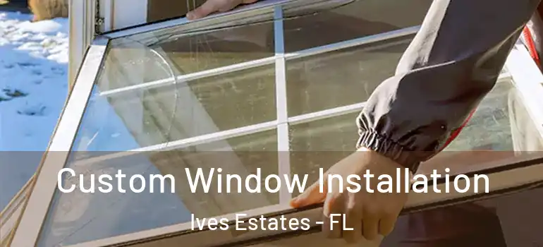  Custom Window Installation Ives Estates - FL