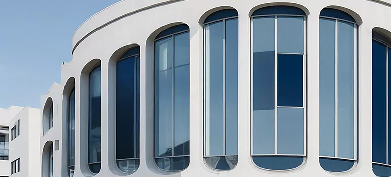 Geometric Window Curtains in Ives Estates, FL
