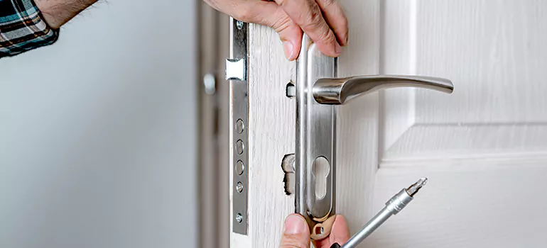 Front Door Knob Repair in Ives Estates, FL