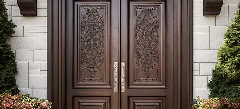 Double Front Doors in Ives Estates, FL