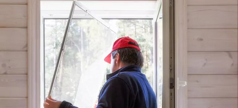 Expandable Window Screen Installation in Ives Estates, FL
