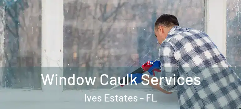  Window Caulk Services Ives Estates - FL