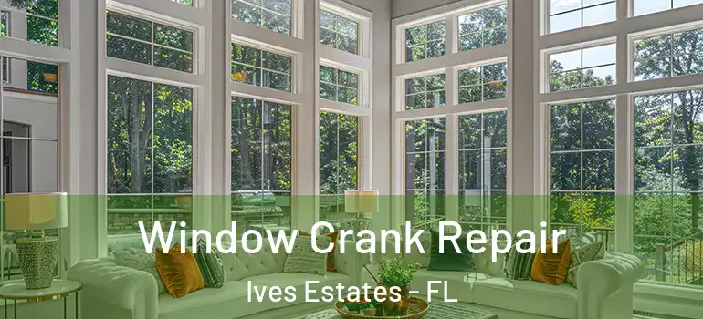  Window Crank Repair Ives Estates - FL