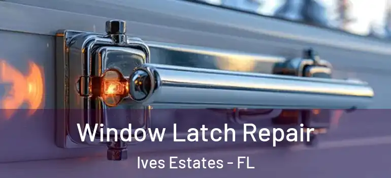  Window Latch Repair Ives Estates - FL